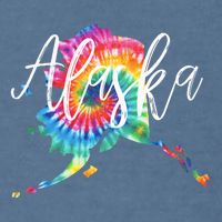 Alaska Tie Dye Garment-Dyed Sweatshirt