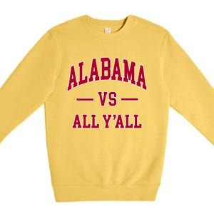 Alabama Throwback Design Classic Premium Crewneck Sweatshirt