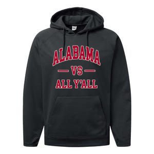 Alabama Throwback Design Classic Performance Fleece Hoodie