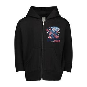 American Tunes Eagle Guitar Toddler Zip Fleece Hoodie