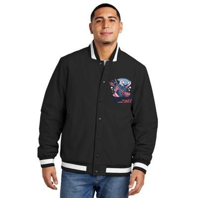 American Tunes Eagle Guitar Insulated Varsity Jacket