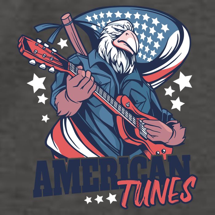 American Tunes Eagle Guitar Vector Backpack