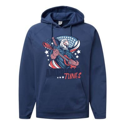 American Tunes Eagle Guitar Performance Fleece Hoodie