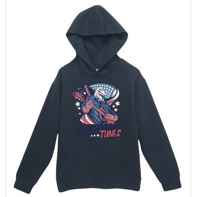 American Tunes Eagle Guitar Urban Pullover Hoodie