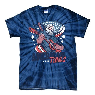 American Tunes Eagle Guitar Tie-Dye T-Shirt