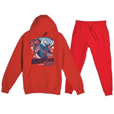 American Tunes Eagle Guitar Premium Hooded Sweatsuit Set