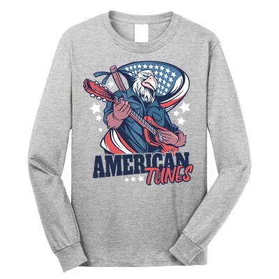 American Tunes Eagle Guitar Long Sleeve Shirt