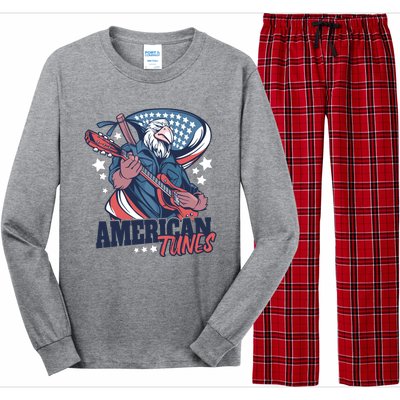 American Tunes Eagle Guitar Long Sleeve Pajama Set