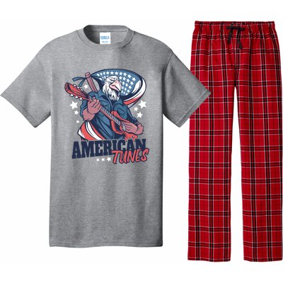 American Tunes Eagle Guitar Pajama Set