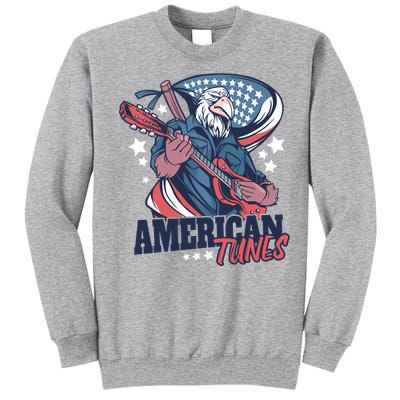 American Tunes Eagle Guitar Tall Sweatshirt