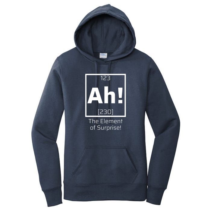 Ah! The Element Of Surprise! Funny Science Lover Women's Pullover Hoodie