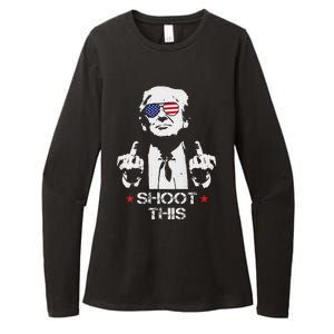 Assassinate This Endorse President Trump Proudly Womens CVC Long Sleeve Shirt