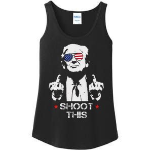 Assassinate This Endorse President Trump Proudly Ladies Essential Tank