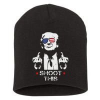 Assassinate This Endorse President Trump Proudly Short Acrylic Beanie