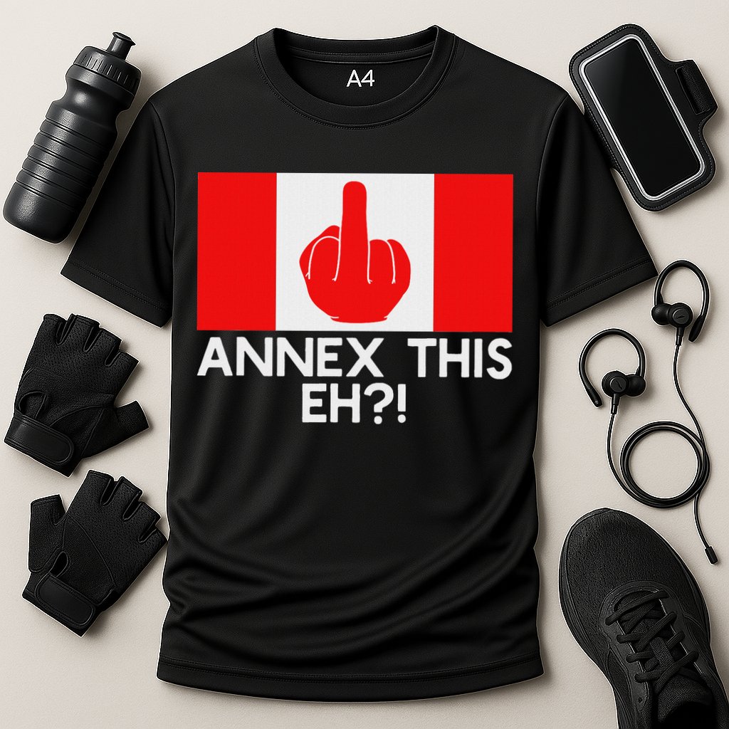 Annex This Eh! Pro Canada Flag For Anti Trump Canadian Cooling Performance Crew T-Shirt