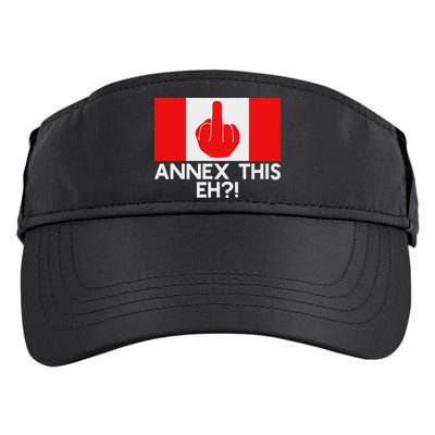 Annex This Eh! Pro Canada Flag For Anti Trump Canadian Adult Drive Performance Visor