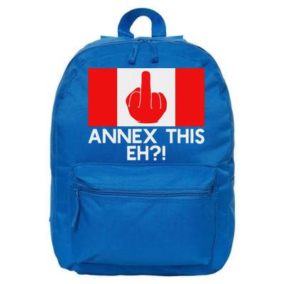 Annex This Eh! Pro Canada Flag For Anti Trump Canadian 16 in Basic Backpack