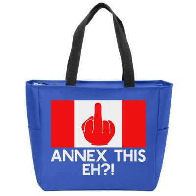 Annex This Eh! Pro Canada Flag For Anti Trump Canadian Zip Tote Bag