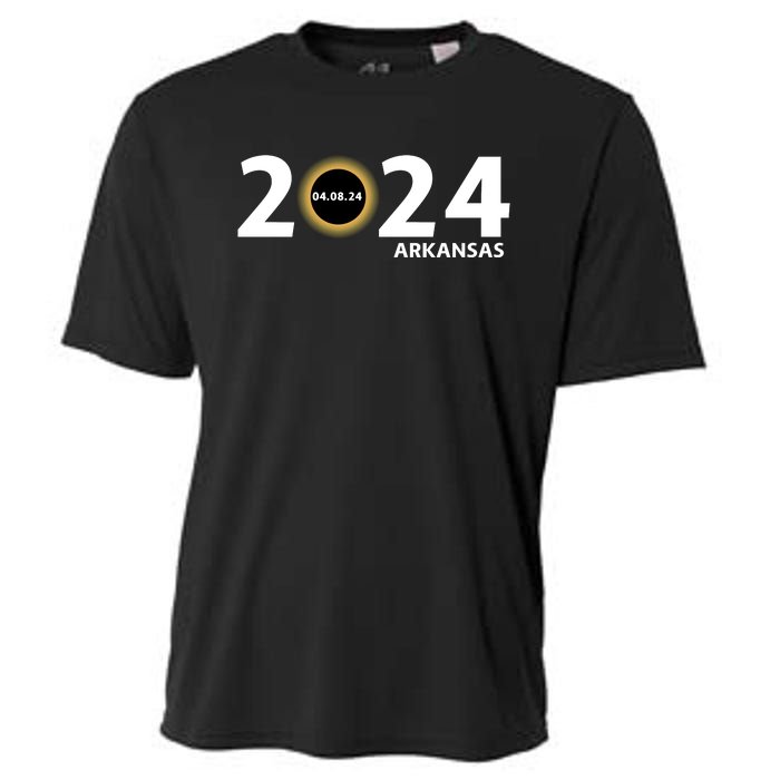 Arkansas Totality Eclipse Total Solar Eclipse 2024 Totality Eclipse 2024 Cooling Performance Crew T-Shirt