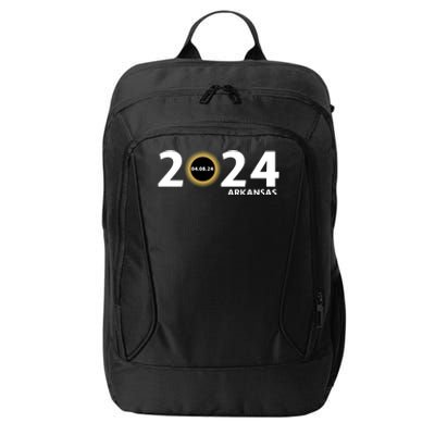 Arkansas Totality Eclipse Total Solar Eclipse 2024 Totality Eclipse 2024 City Backpack