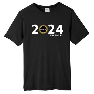 Arkansas Totality Eclipse Total Solar Eclipse 2024 Totality Eclipse 2024 Tall Fusion ChromaSoft Performance T-Shirt