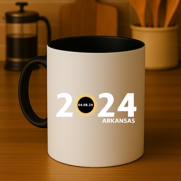 Arkansas Totality Eclipse Total Solar Eclipse 2024 Totality Eclipse 2024 Coffee Mug