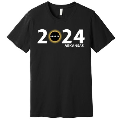 Arkansas Totality Eclipse Total Solar Eclipse 2024 Totality Eclipse 2024 Premium T-Shirt