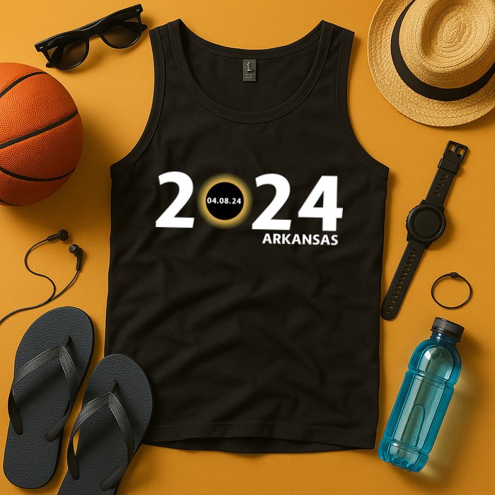 Arkansas Totality Eclipse Total Solar Eclipse 2024 Totality Eclipse 2024 Tank Top