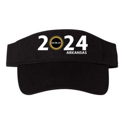 Arkansas Totality Eclipse Total Solar Eclipse 2024 Totality Eclipse 2024 Valucap Bio-Washed Visor