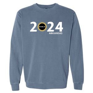 Arkansas Totality Eclipse Total Solar Eclipse 2024 Totality Eclipse 2024 Garment-Dyed Sweatshirt