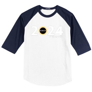 Arkansas Totality Eclipse Total Solar Eclipse 2024 Totality Eclipse 2024 Baseball Sleeve Shirt