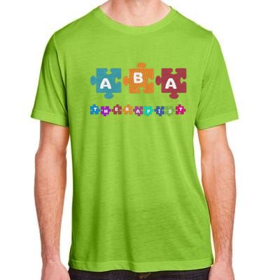 Aba Therapist Educate Behavior Analyst Autism Therapy Rbt Gift Adult ChromaSoft Performance T-Shirt