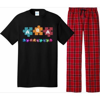 Aba Therapist Educate Behavior Analyst Autism Therapy Rbt Gift Pajama Set