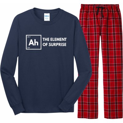 Ah The Element Of Surprise Chemistry Science Humor Teacher Long Sleeve Pajama Set