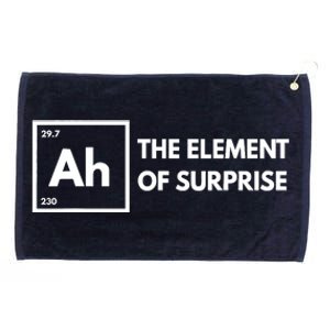 Ah The Element Of Surprise Chemistry Science Humor Teacher Grommeted Golf Towel