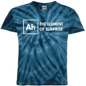 Ah The Element Of Surprise Chemistry Science Humor Teacher Kids Tie-Dye T-Shirt