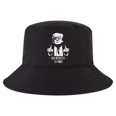 Assassinate This Endorse President Trump Proudly Cool Comfort Performance Bucket Hat