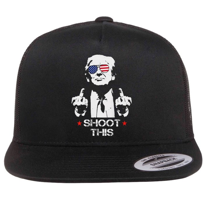 Assassinate This Endorse President Trump Proudly Flat Bill Trucker Hat