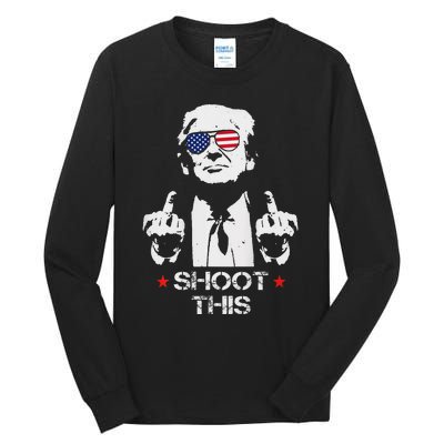 Assassinate This Endorse President Trump Proudly Tall Long Sleeve T-Shirt