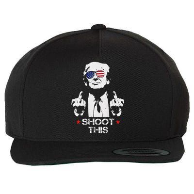 Assassinate This Endorse President Trump Proudly Wool Snapback Cap