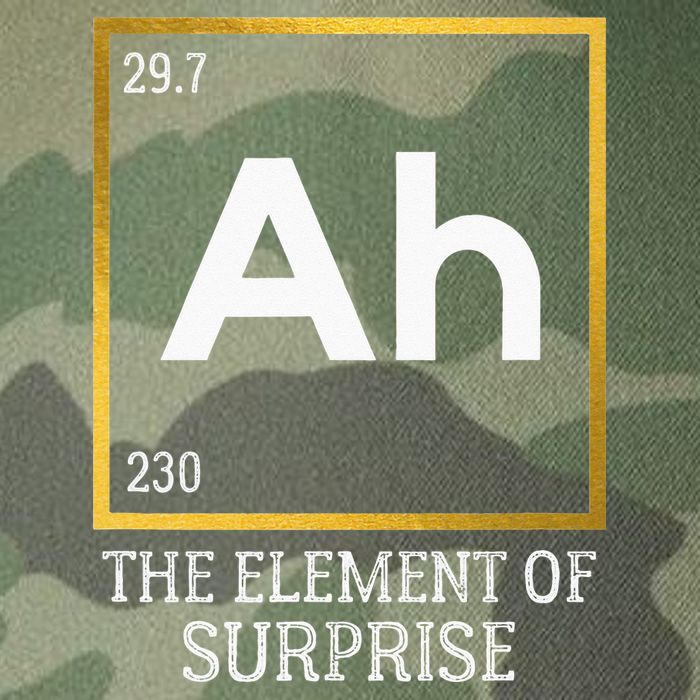 Ah The Element Of Surprise Chemistry Science Humor Legacy Tie Dye Trucker Hat