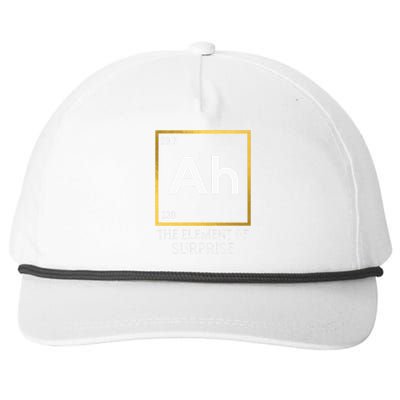 Ah The Element Of Surprise Chemistry Science Humor Snapback Five-Panel Rope Hat