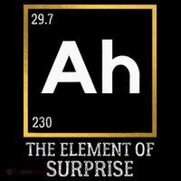 Ah The Element Of Surprise Chemistry Science Humor 16 in Basic Backpack