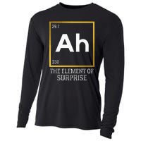 Ah The Element Of Surprise Chemistry Science Humor Cooling Performance Long Sleeve Crew