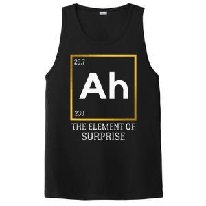 Ah The Element Of Surprise Chemistry Science Humor PosiCharge Competitor Tank