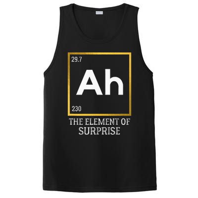 Ah The Element Of Surprise Chemistry Science Humor PosiCharge Competitor Tank