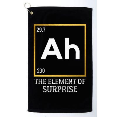 Ah The Element Of Surprise Chemistry Science Humor Golf Towel