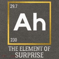 Ah The Element Of Surprise Chemistry Science Humor Cotton Canvas Backpack