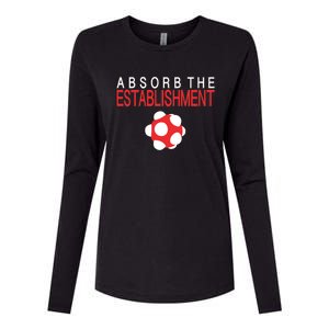 Absorb The Establishment Womens Cotton Relaxed Long Sleeve T-Shirt