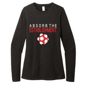 Absorb The Establishment Womens CVC Long Sleeve Shirt